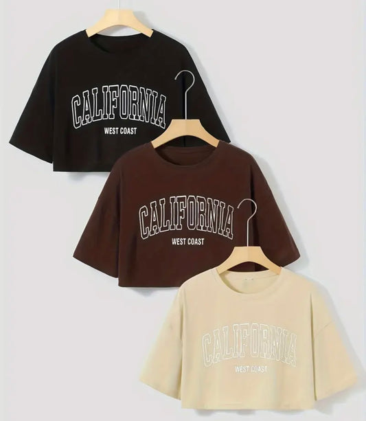 CALIFORNIA Girl Crop Top